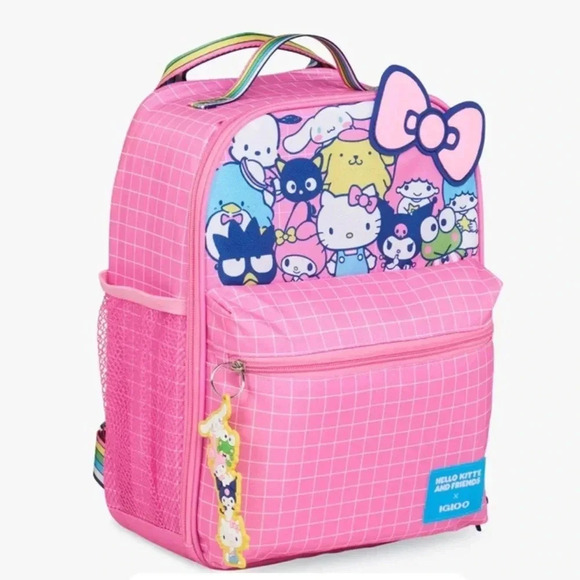 Hello Kitty x Igloo 12-Can Backpack Insulated Cooler NWT - Picture 1 of 14
